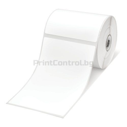 Консуматив Brother BDE-1J152102-102 White Paper Label Roll, 350 labels per roll, 102x152 mm (Order Multiples of 8) 