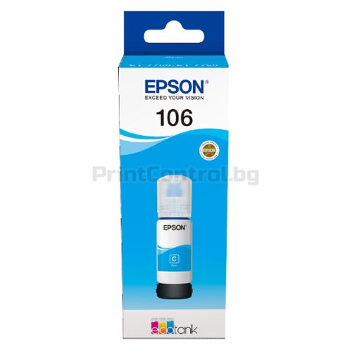 Консуматив Epson 106 EcoTank Cyan ink bottle