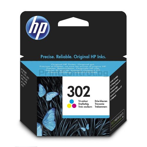 Консуматив HP 302 Tri-color Original Ink Cartridge