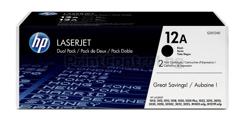 Консуматив HP 12A Black Dual Pack LaserJet Toner Cartridges
