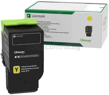 Консуматив Lexmark C2320Y0 C/MC2325, 2425, 2535, MC2640 Yellow Return Programme 1K Toner Cartridge