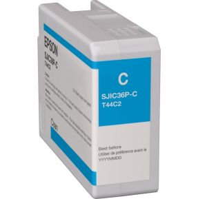 Консуматив Epson SJIC36P(C): Ink cartridge for ColorWorks C6500/C6000 (Cyan)