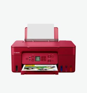 Мастилоструйно многофункционално устройство Canon PIXMA G3470 All-In-One, Red + Canon Plus Glossy II PP-201, 10x15 cm, 50 sheets